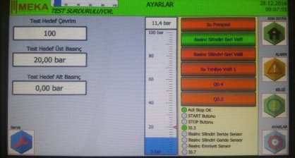 LPG Tüp Basınç Yorulma Test Makinesi ISO 4706