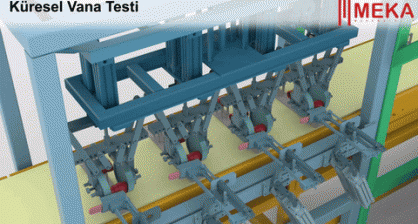 Küresel Vana Test, Ayırma, Ambalaj ve Yükleme Hattı